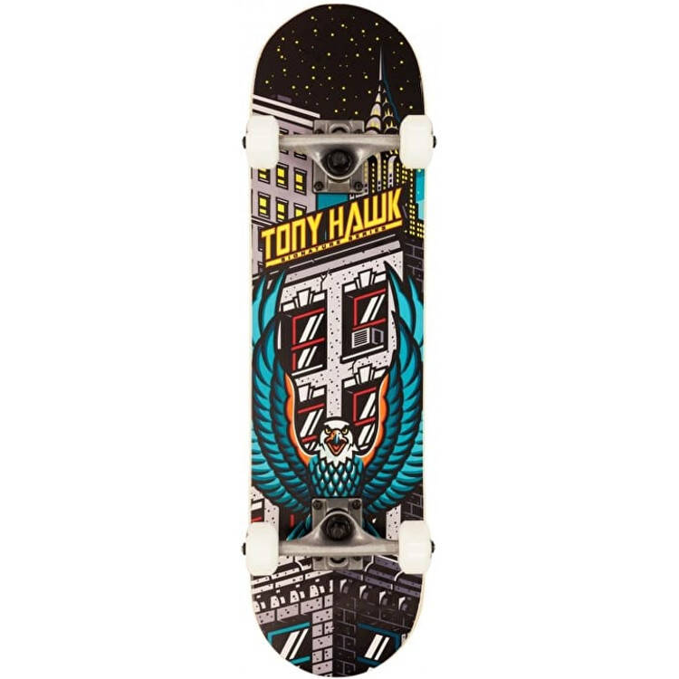 Tony Hawk SS 180 Downtown Mini Complete Skateboard - Multi 7.375"