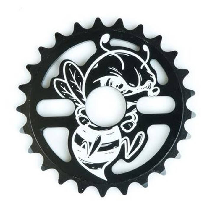 Total BMX Killabee 25 Tooth BMX Sprocket - Black/White