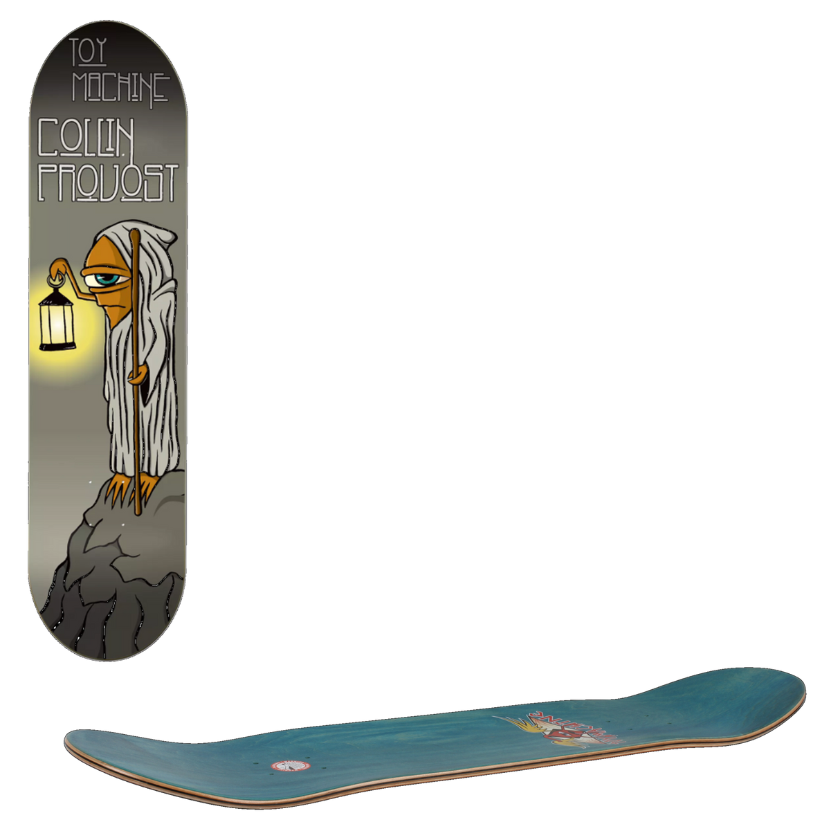 Toy Machine Stairway Skateboard Deck - Provost 8"
