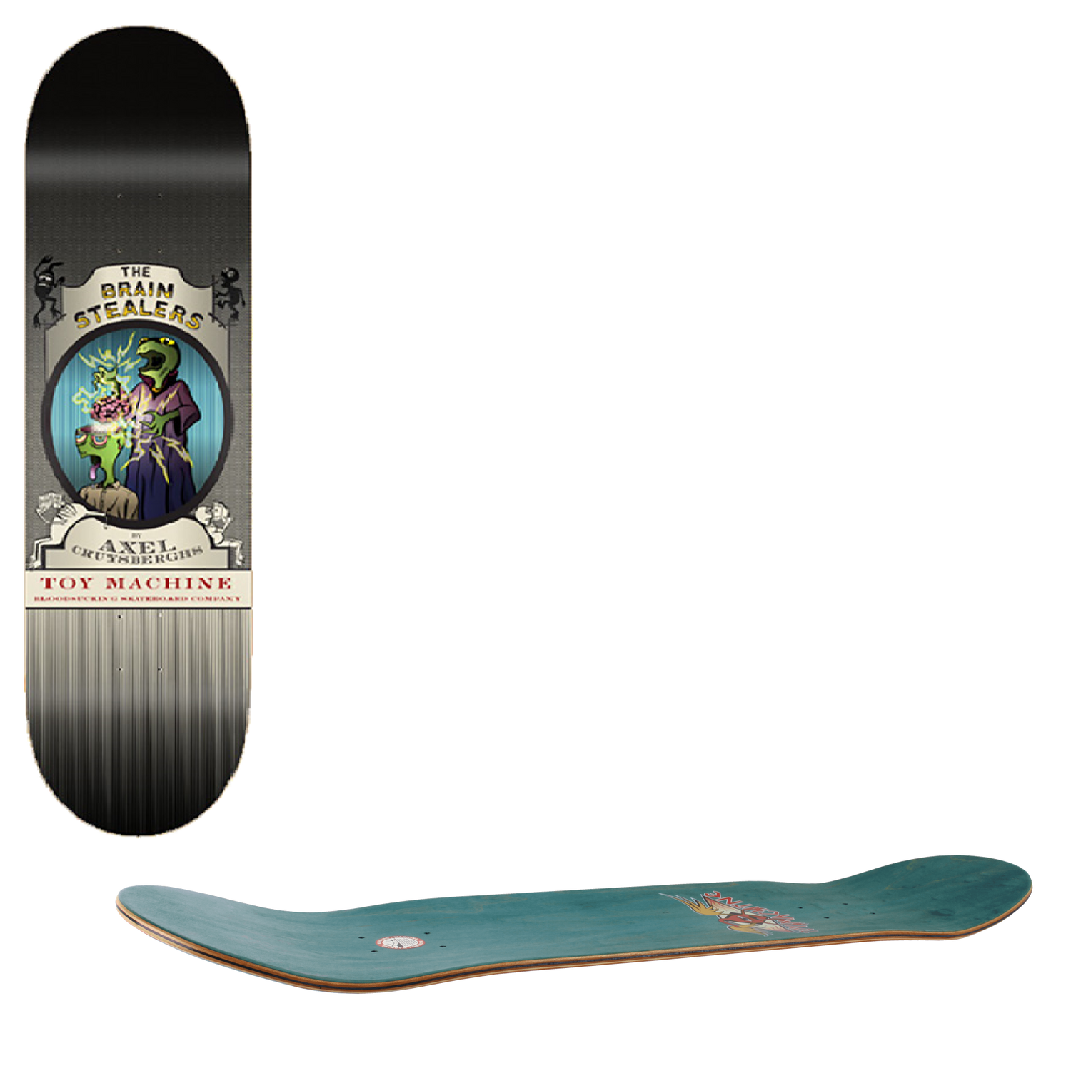 Toy Machine Axel Brain Stealers Skateboard Deck 8.25