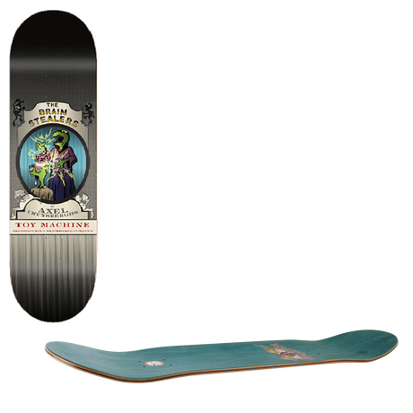 Toy Machine Axel Brain Stealers Skateboard Deck 8.25