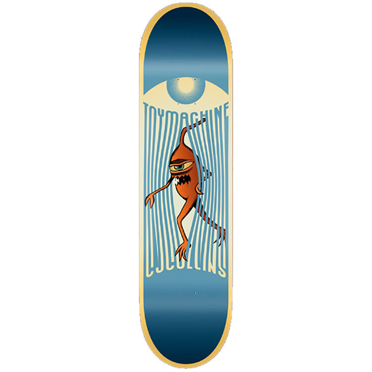 Toy Machine Collins Bars Skateboard Deck 8.13"
