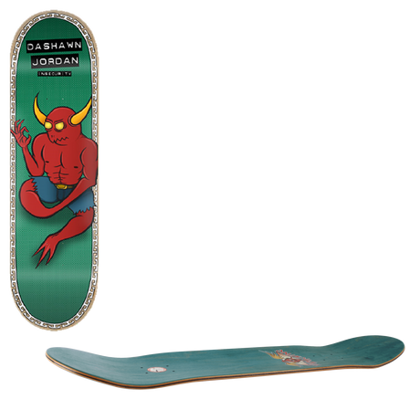 Toy Machine Insecurity Skateboard Deck - Dashawn 8.5"
