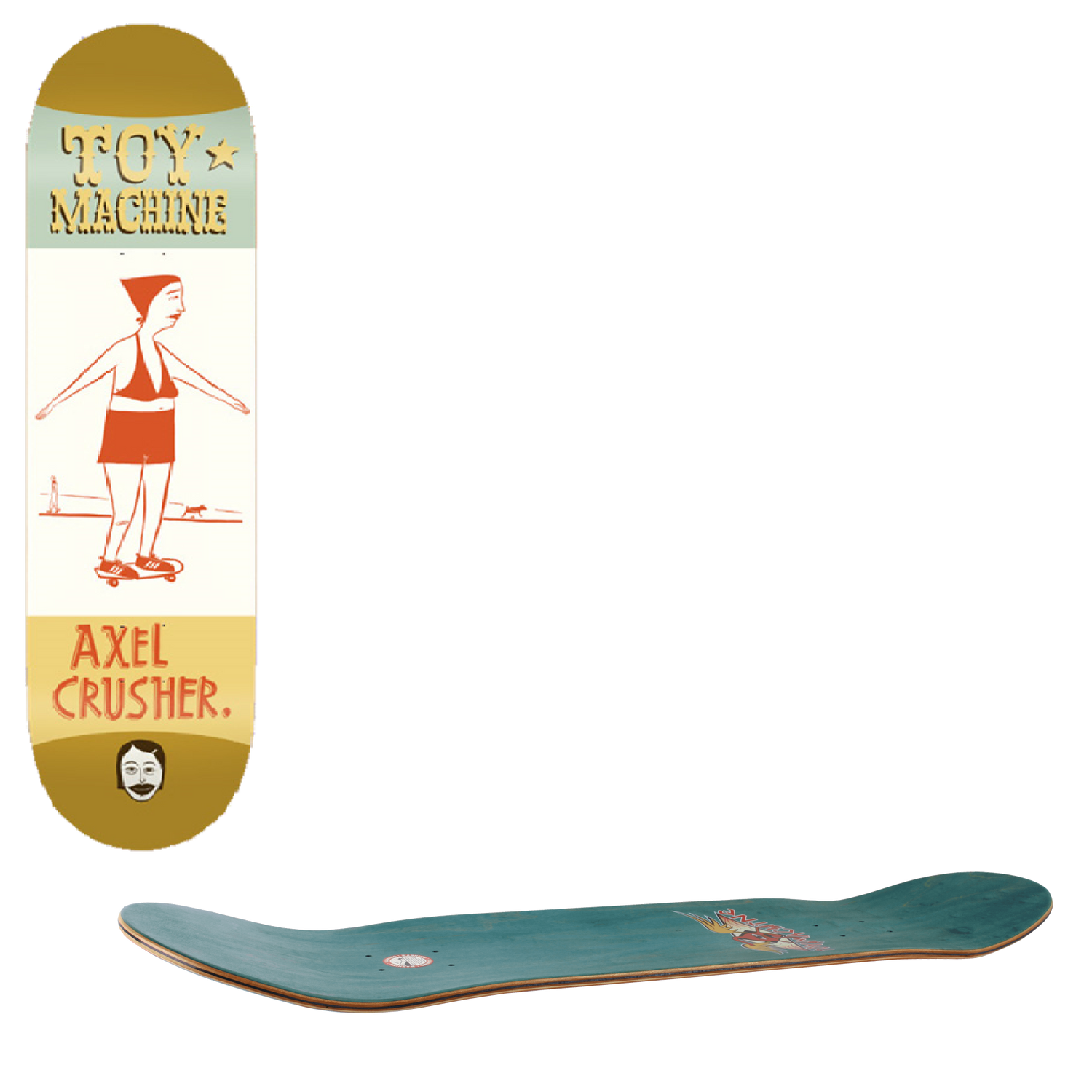 Toy Machine Kilgallen Skateboard Deck - Axel 8