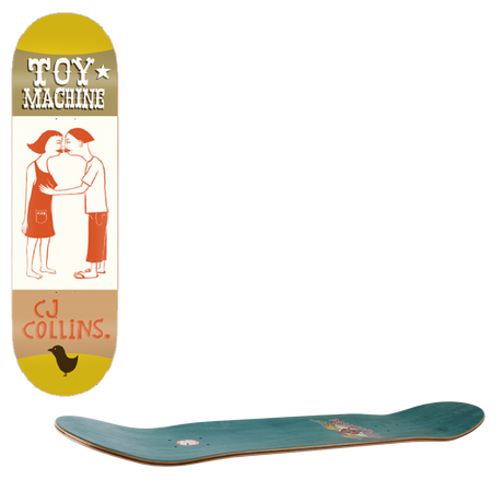 Toy Machine Kilgallen Skateboard Deck - Collins 8.18"