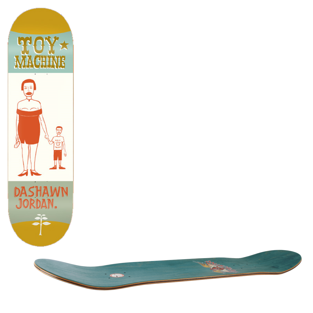 Toy Machine Kilgallen Skateboard Deck - Dashawn 8.25
