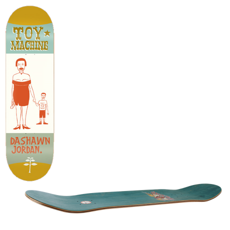 Toy Machine Kilgallen Skateboard Deck - Dashawn 8.25