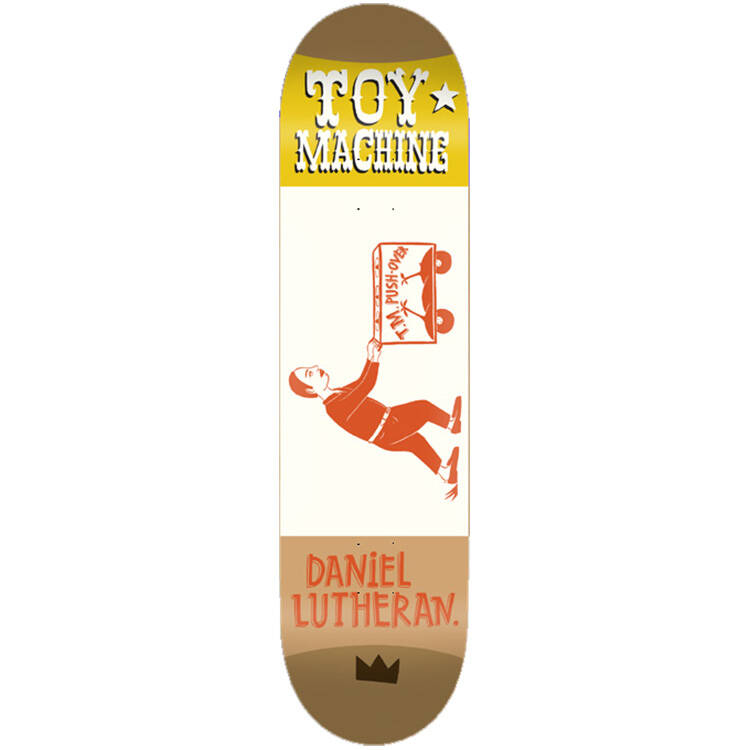 Toy Machine Kilgallen Skateboard Deck - Lutheran 8.38"