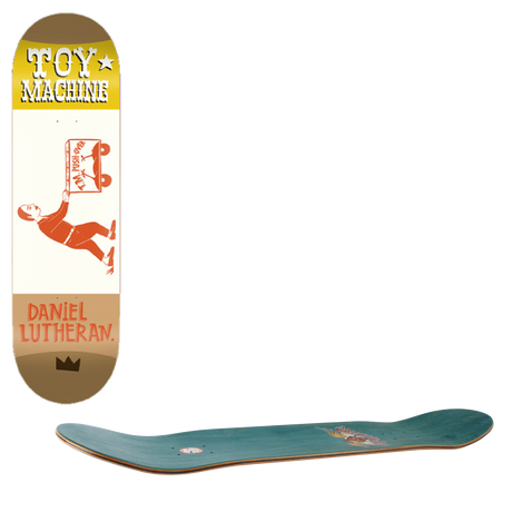 Toy Machine Kilgallen Skateboard Deck - Lutheran 8.38"