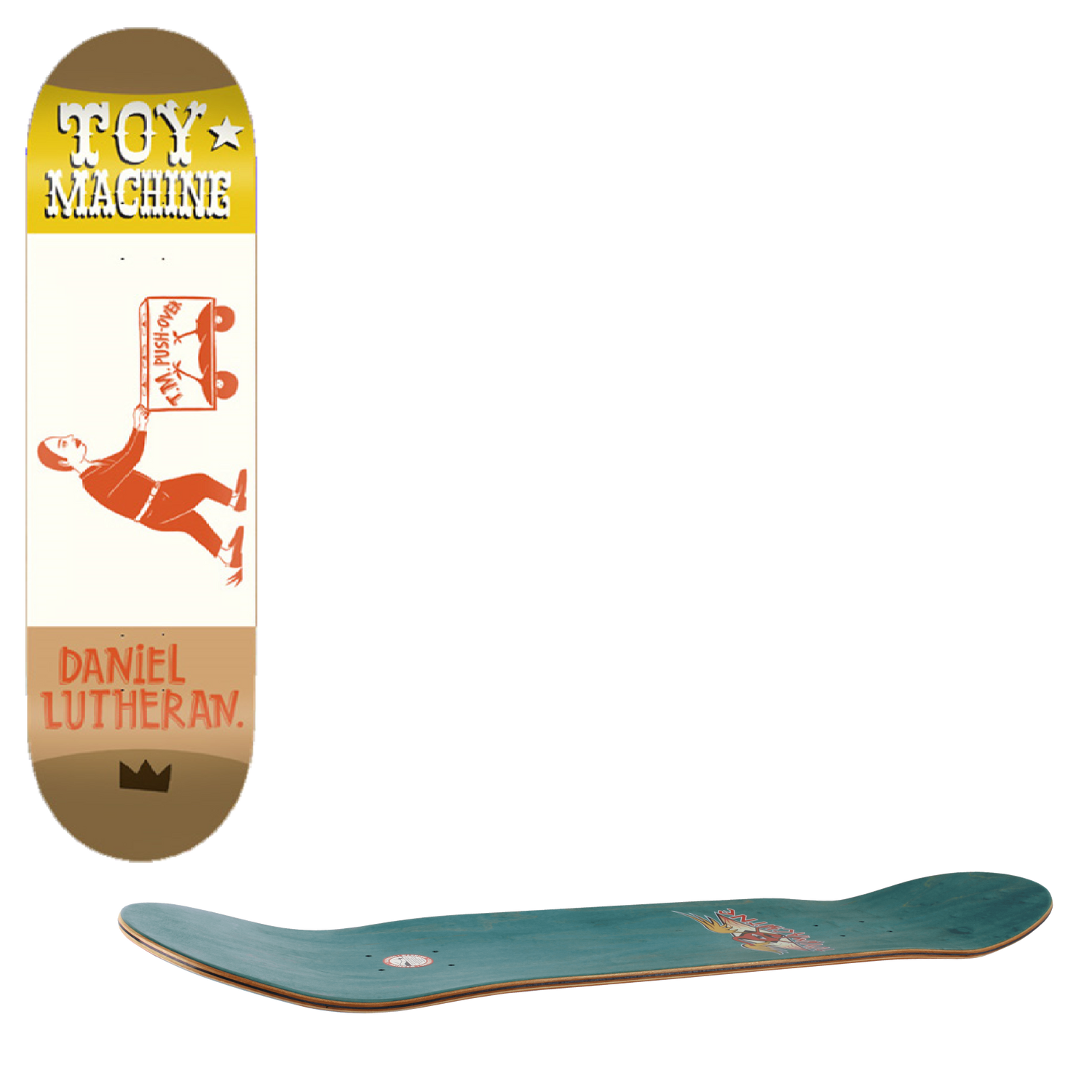 Toy Machine Kilgallen Skateboard Deck - Lutheran 8.38"