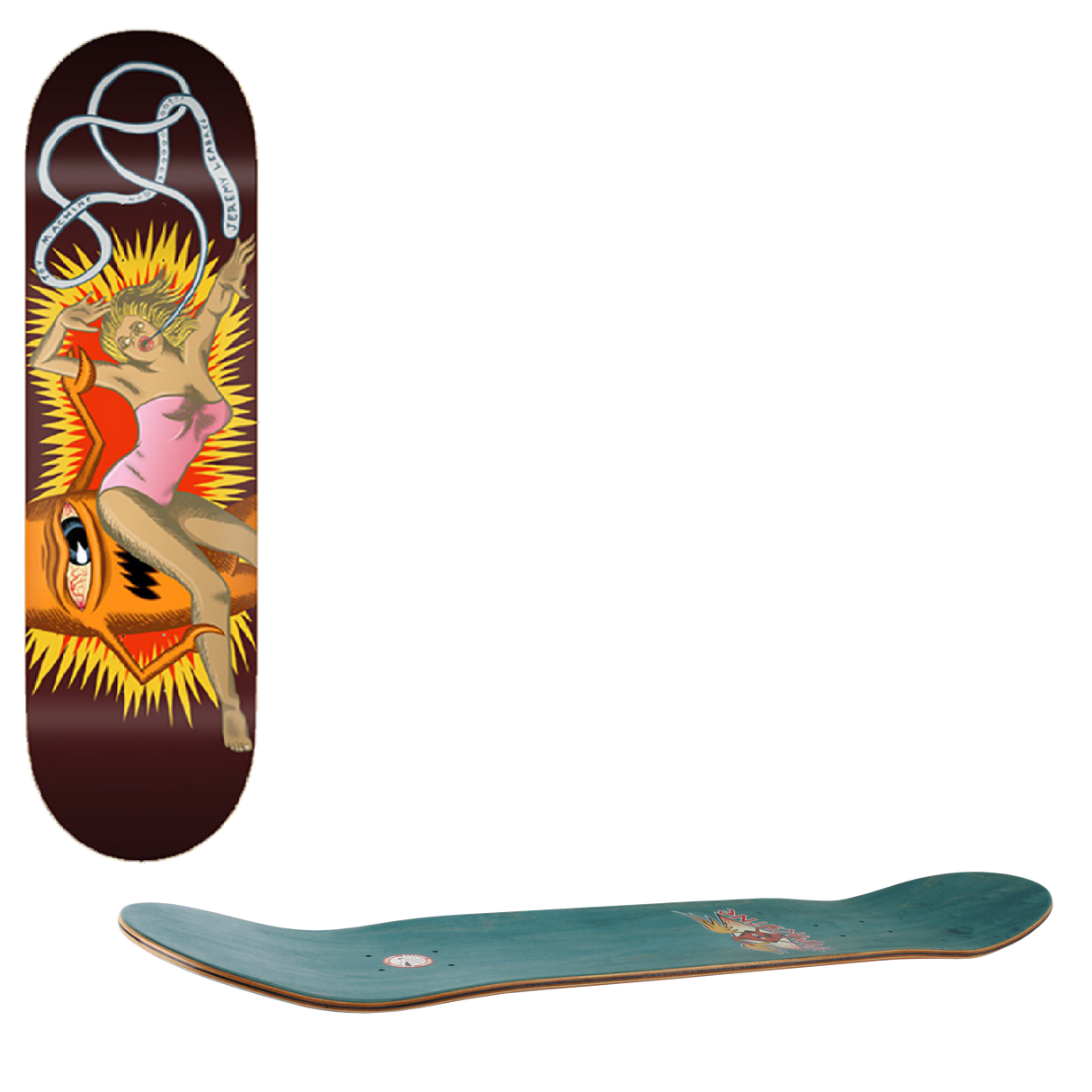Toy Machine Leabres Sect Menace Skateboard Deck 8.25