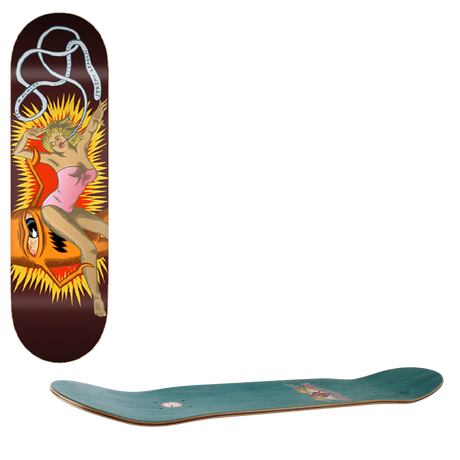Toy Machine Leabres Sect Menace Skateboard Deck 8.25