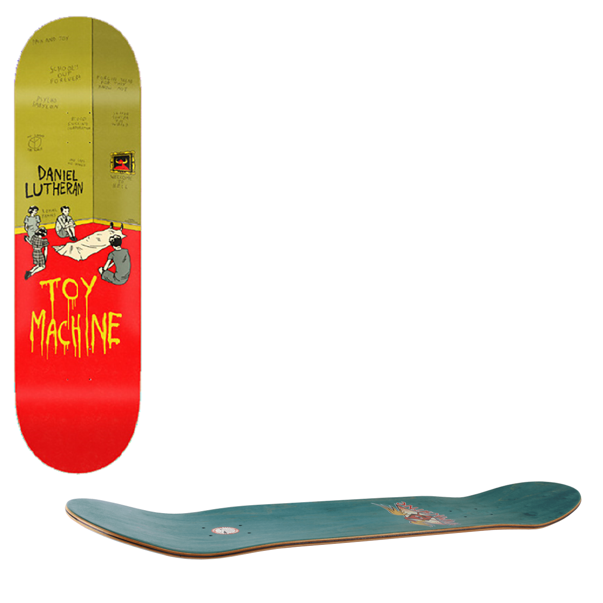 Toy Machine Lutheran Psycho Babylon Skateboard Deck 8.5