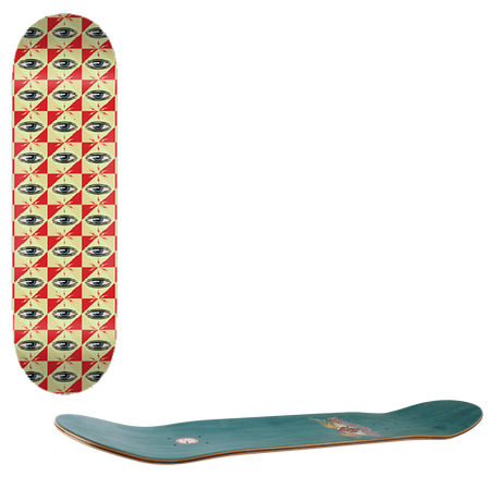 Toy Machine Pattern Skateboard Deck - 8"