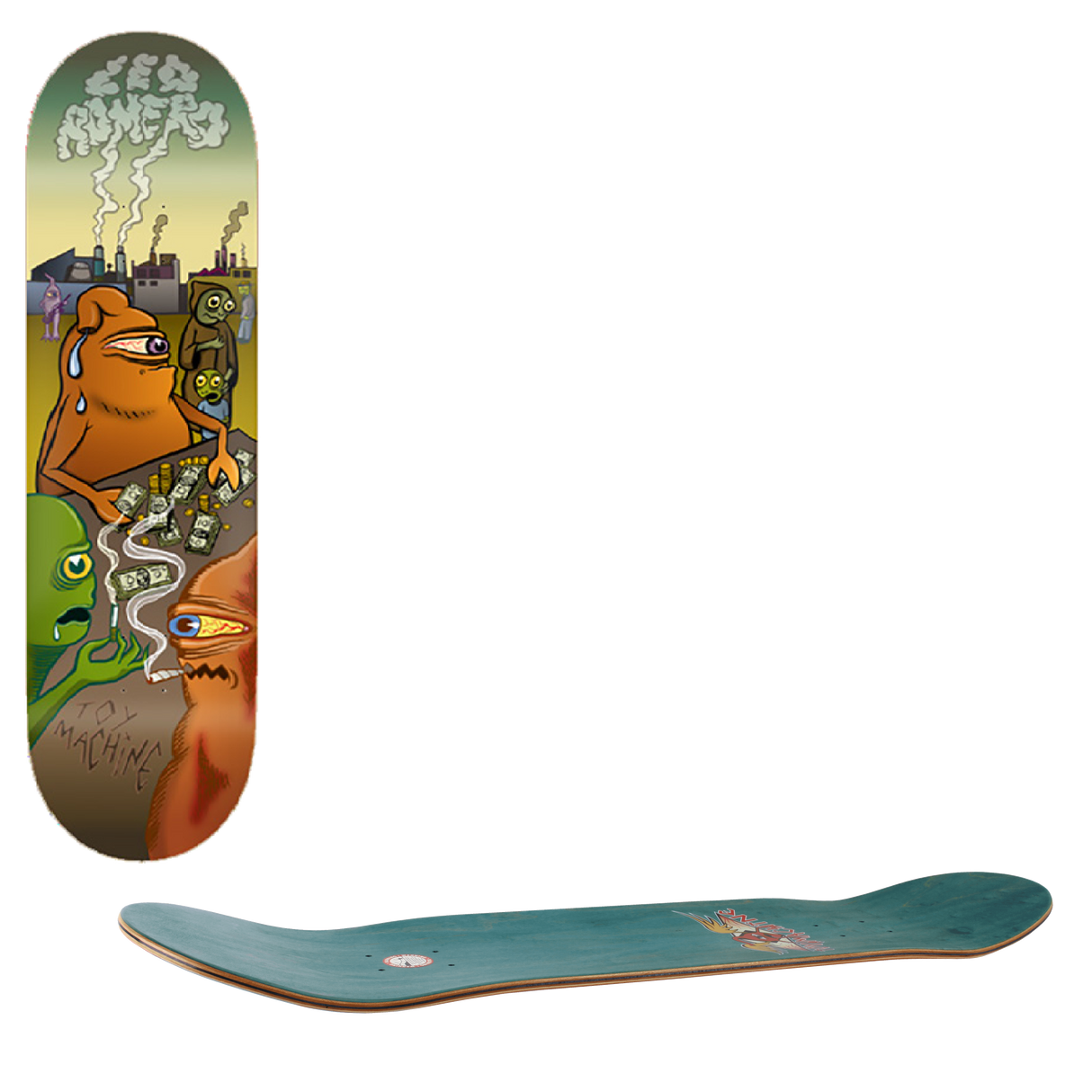 Toy Machine Romero Money Grub Skateboard Deck 8.5"