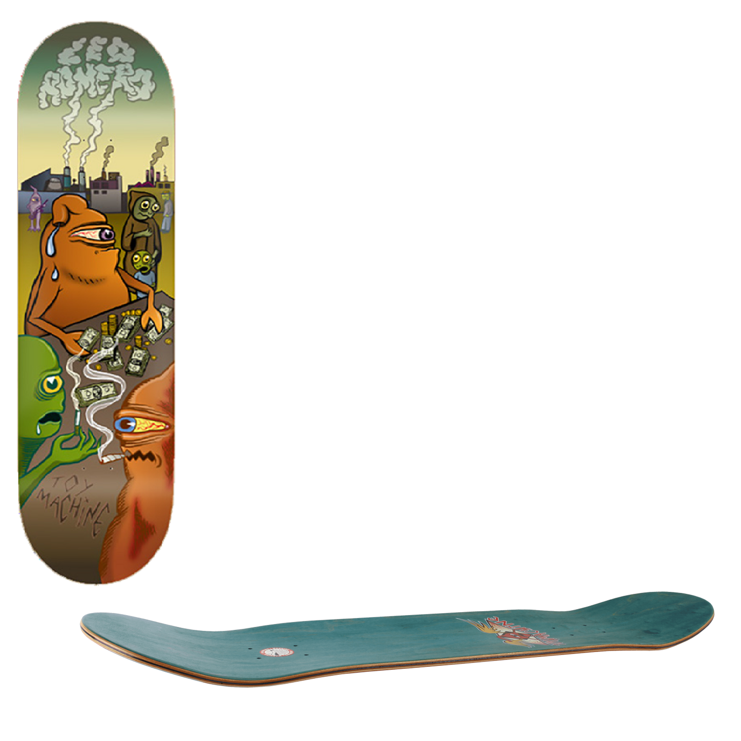 Toy Machine Romero Money Grub Skateboard Deck 8.5"