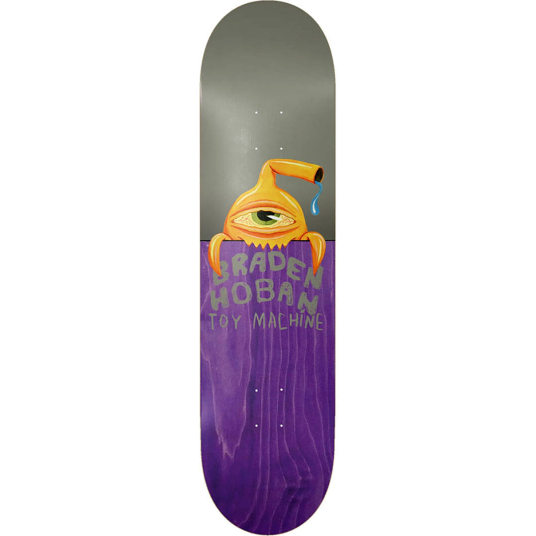 Toy Machine Fence Series Skateboard Deck - Hoban 8"