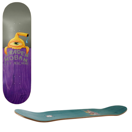 Toy Machine Fence Series Skateboard Deck - Hoban 8"