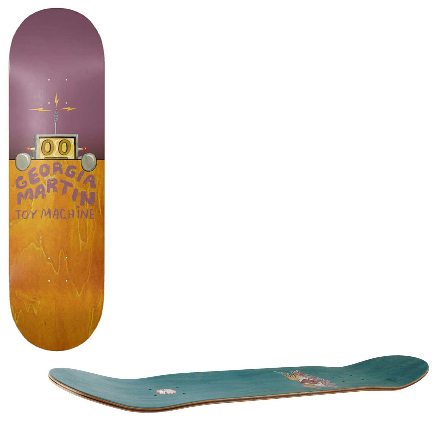 Toy Machine Fence Series Skateboard Deck - Martin 8.38"