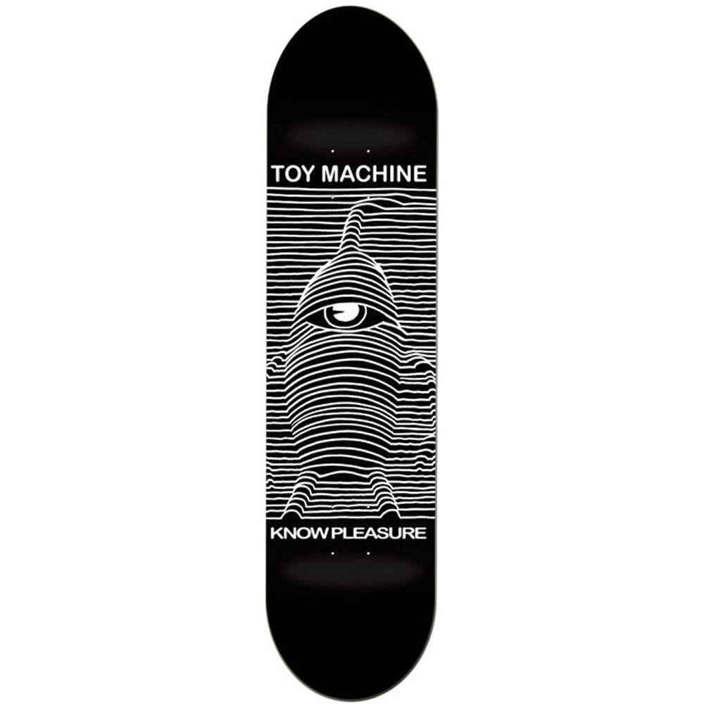 Toy Machine Toy Division Custom Skateboard - Black 8.5"
