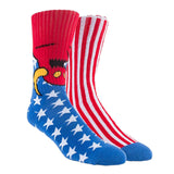 Toy Machine American Monster Socks - Red/White/Blue