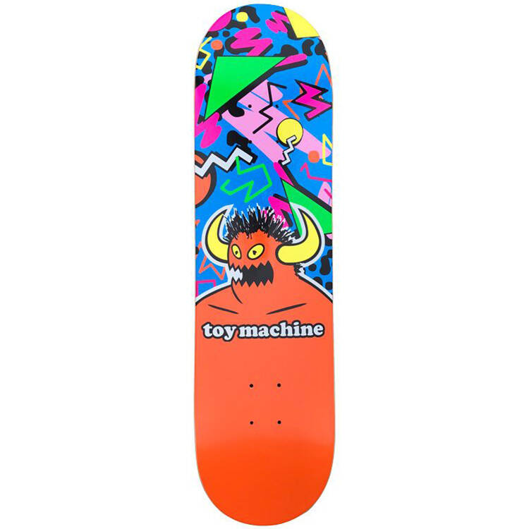 Toy Machine 80's Monster Skateboard Deck - Razzmatazz 8.38"