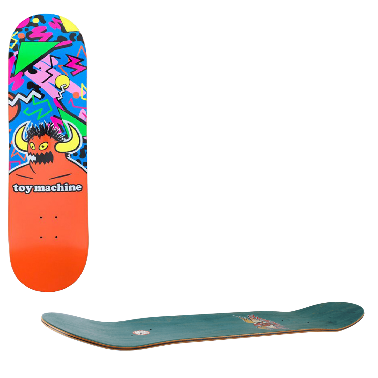 Toy Machine 80's Monster Skateboard Deck - Razzmatazz 8.38"