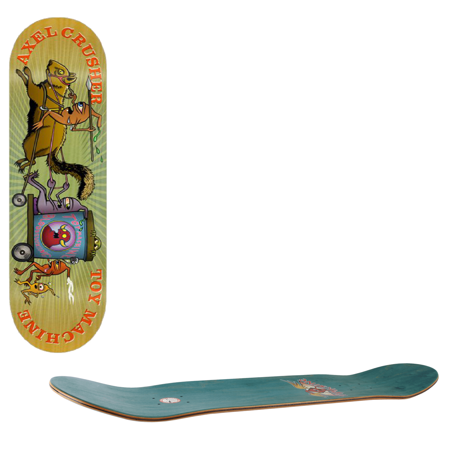 Toy Machine Axel Tallyho Skateboard Deck - 8"