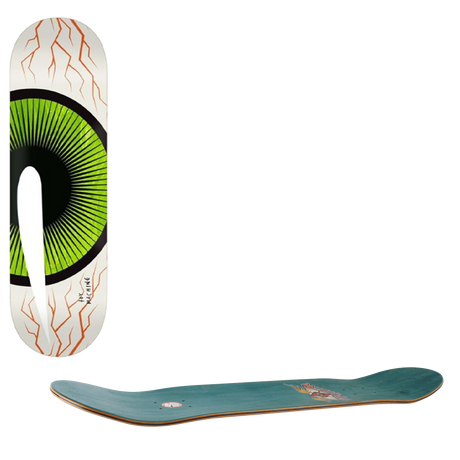 Toy Machine Big Eye Skateboard Deck - Green 8.25"