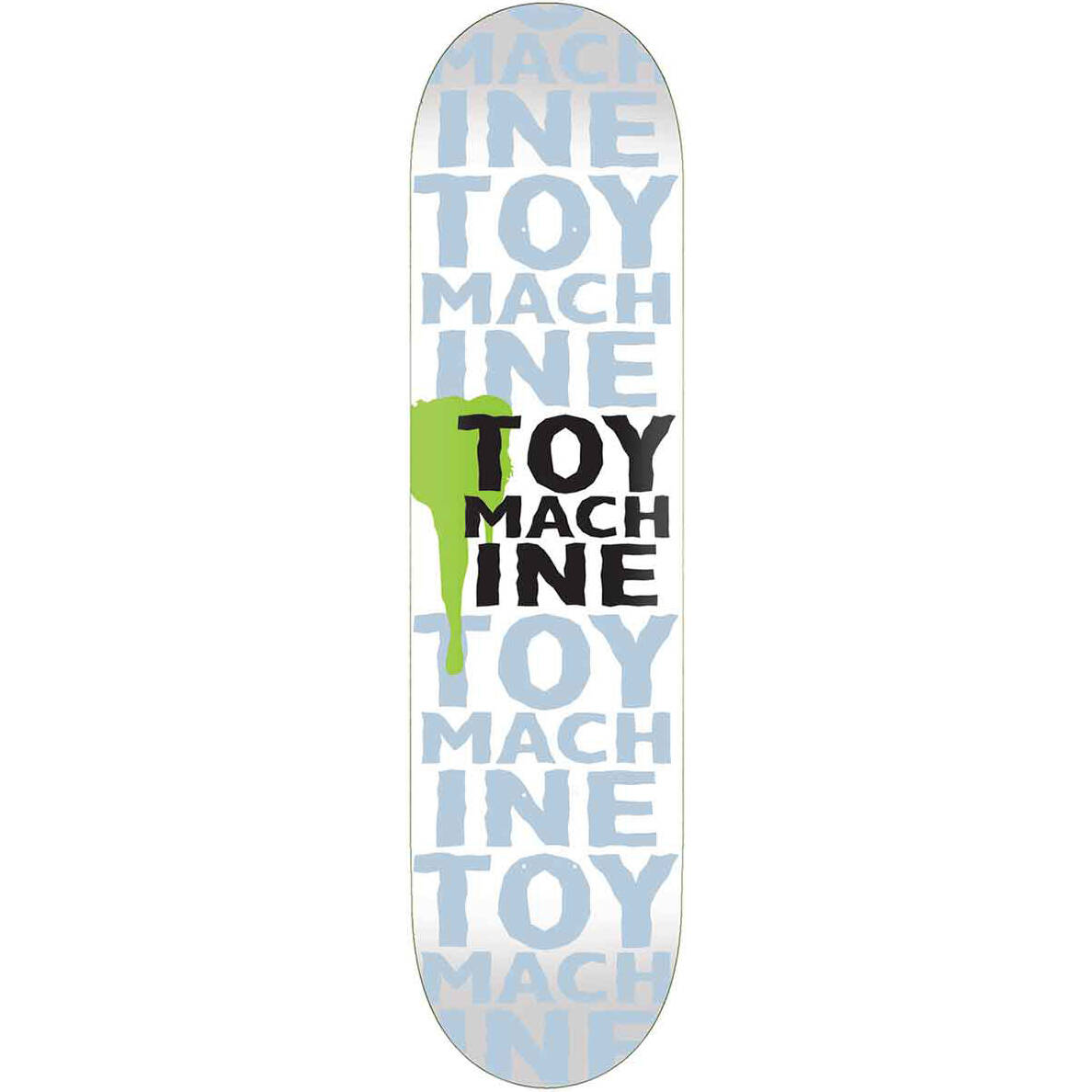 Toy Machine Drip Skateboard Deck - White 8"
