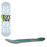 Toy Machine Drip Skateboard Deck - White 8"