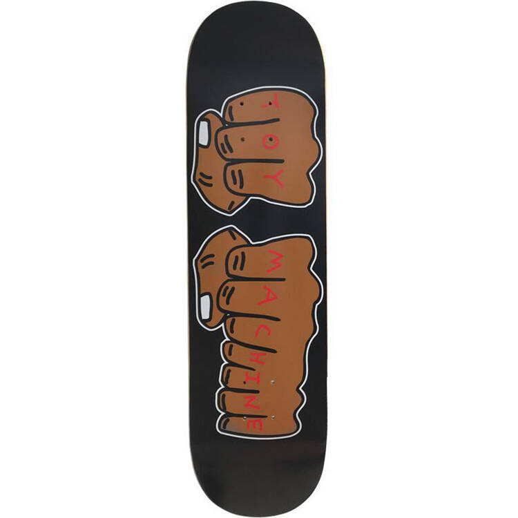 Toy Machine Fists Skateboard Deck 7.75"