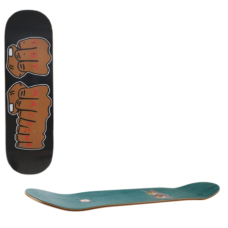 Toy Machine Fists Skateboard Deck 7.75"