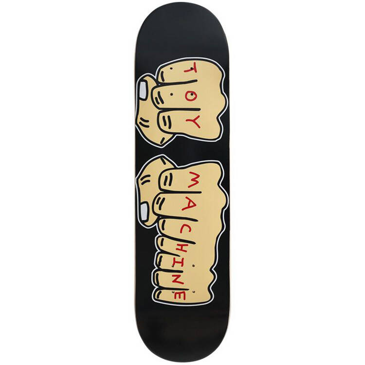 Toy Machine Fists Skateboard Deck 8.25"