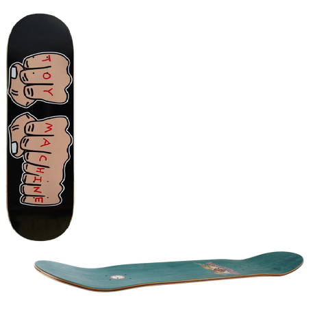 Toy Machine Fists Skateboard Deck 8.5"