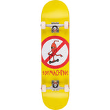Toy Machine No Scooter Complete Skateboard - Yellow 8"