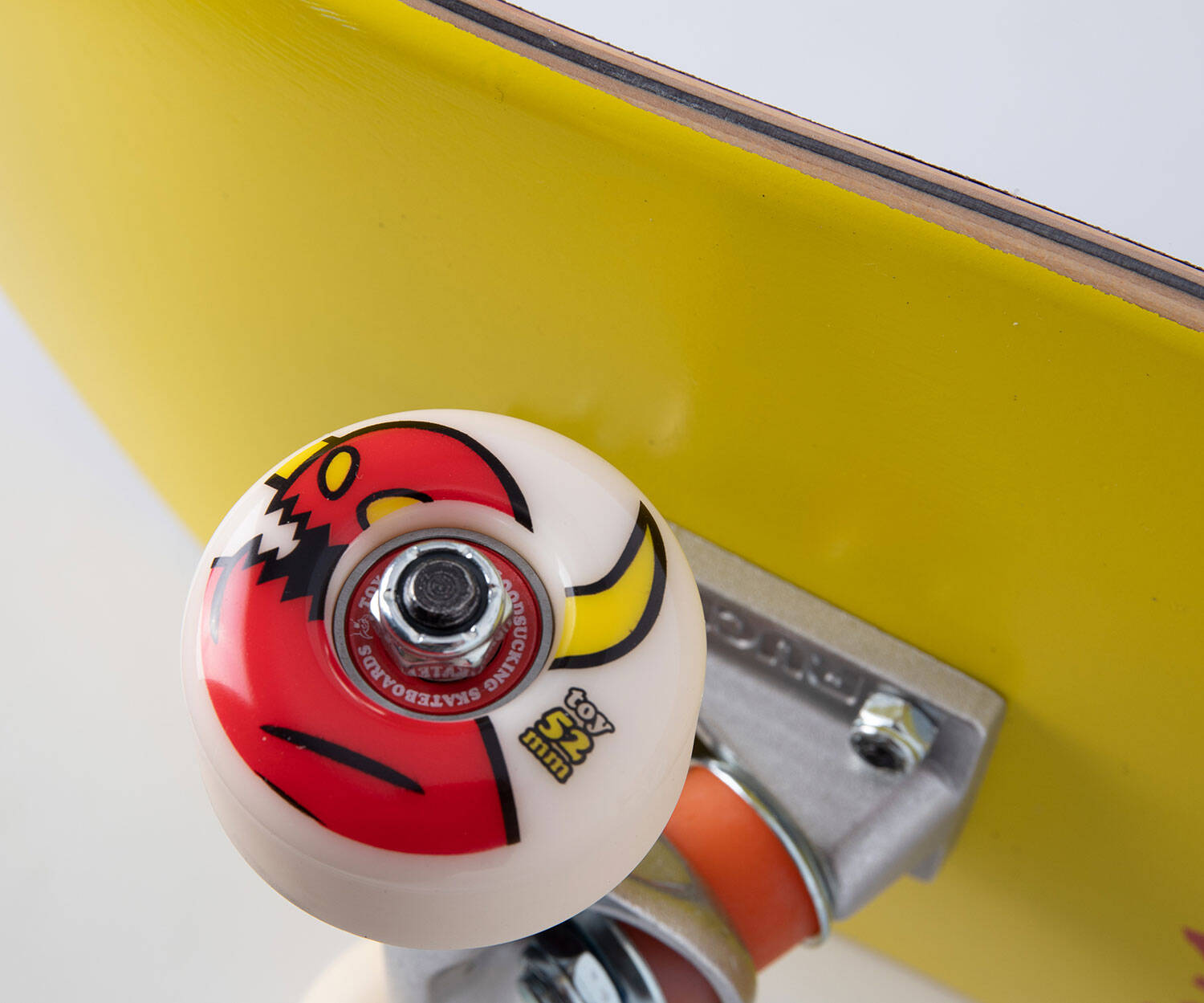 Toy Machine No Scooter Complete Skateboard - Yellow 8"