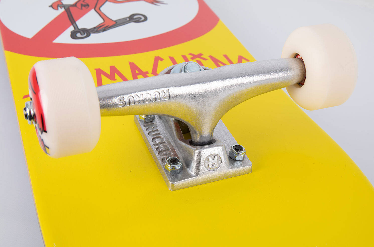Toy Machine No Scooter Complete Skateboard - Yellow 8"