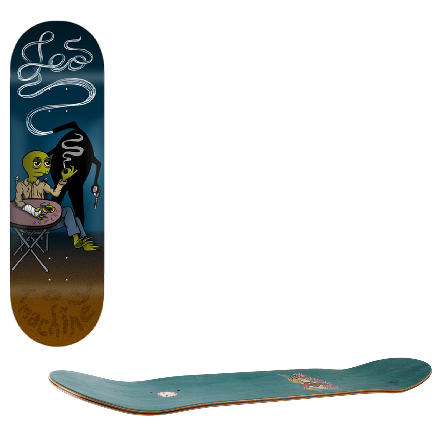 Toy Machine Romero TB Smoker Skateboard Deck - 8.25"