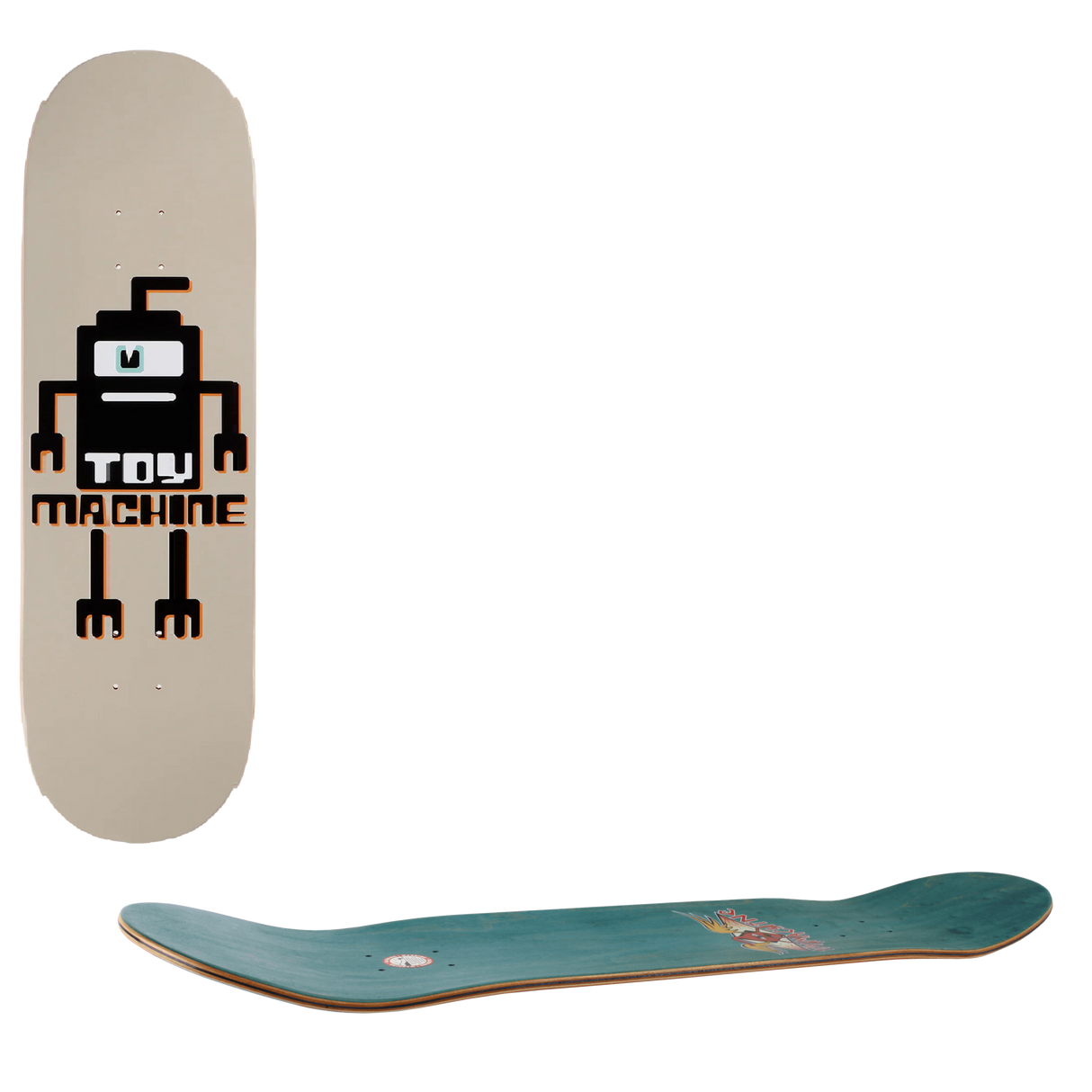 Toy Machine Sect Binary Skateboard Deck - Black 8.25"