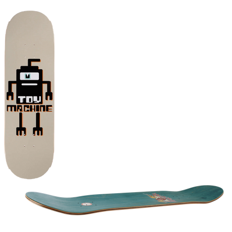 Toy Machine Sect Binary Skateboard Deck - Black 8.25"