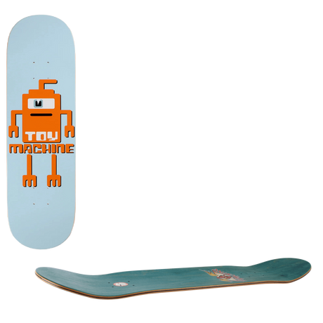 Toy Machine Sect Binary Skateboard Deck - Orange 8"