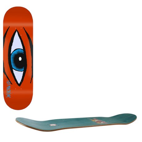 Toy Machine Sect Eye Skateboard Deck - Red 7.63"