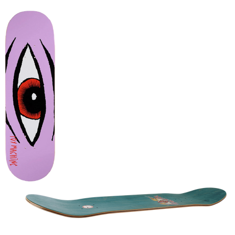 Toy Machine Sect Eye Skateboard Deck - Lavender 8.25"