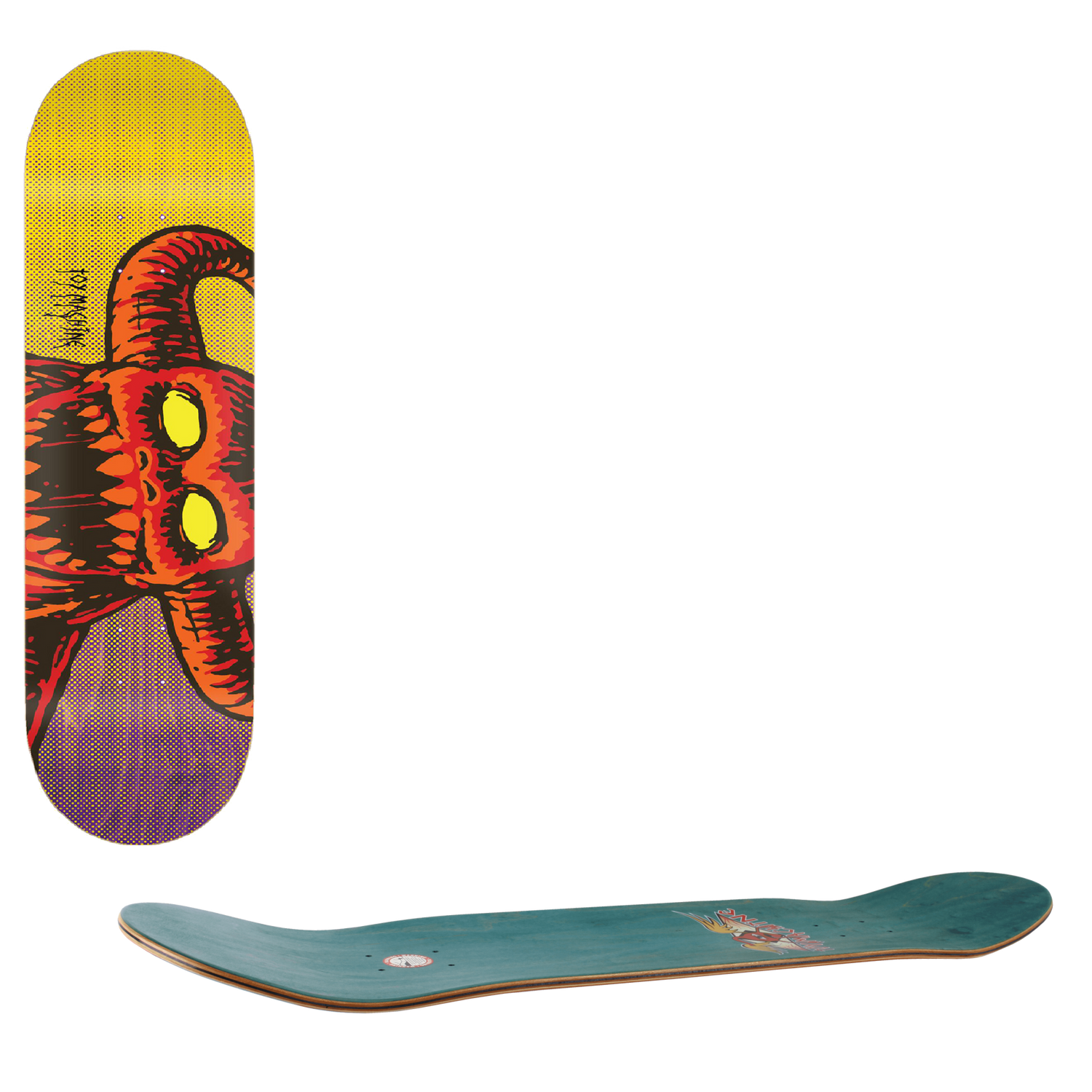 Toy Machine Vice Hell Monster Skateboard Deck - 8.38"