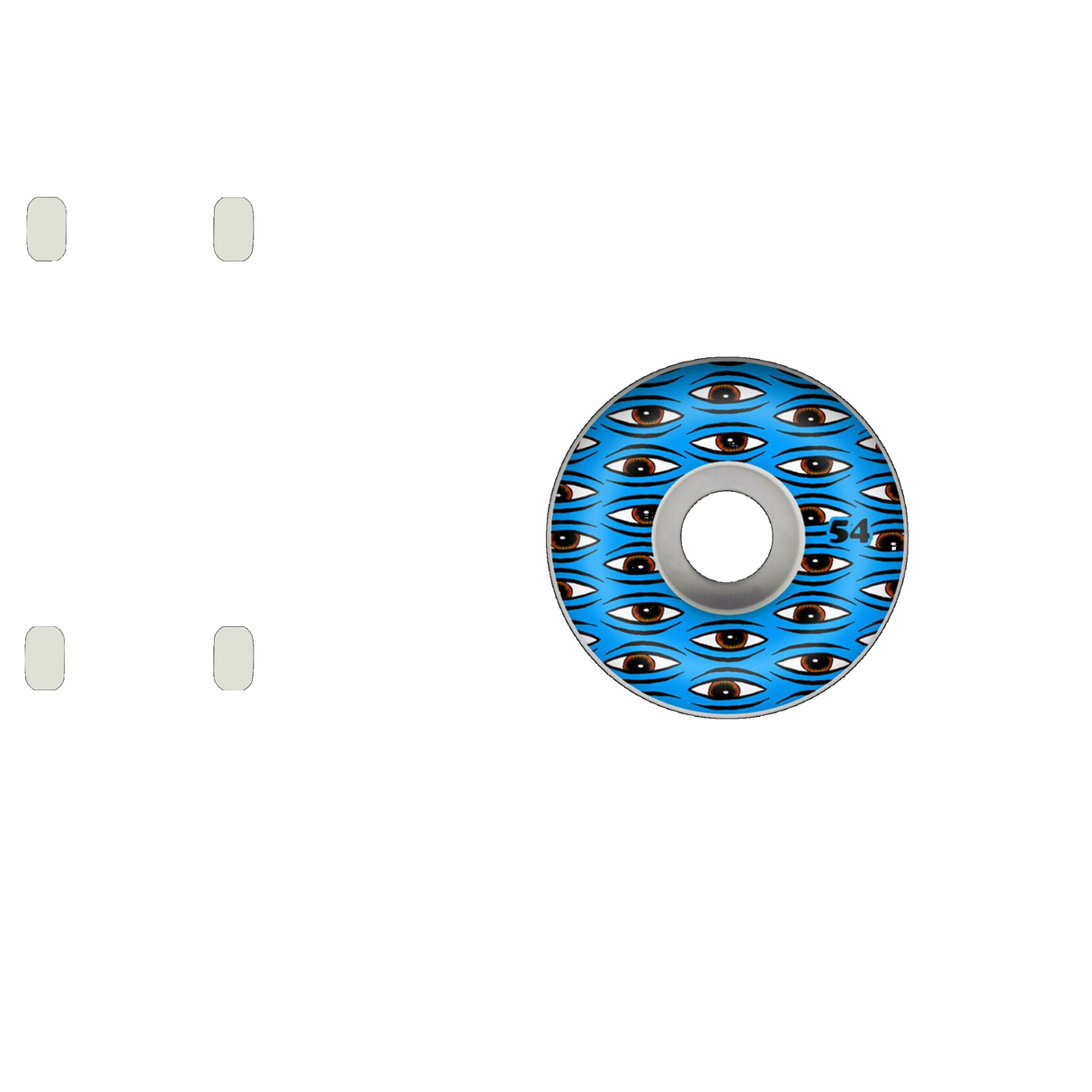 Toy Machine All Seeing Skateboard Wheels 54mm