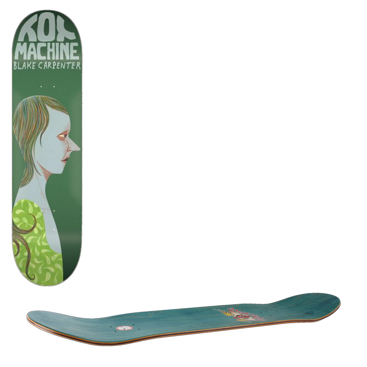 Toy Machine Faces Skateboard Deck - Carpenter 8.38''