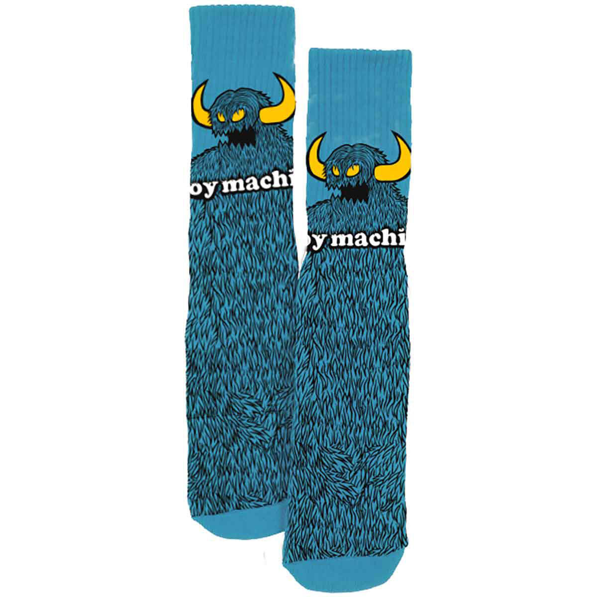 Toy Machine Furry Monster Socks - Blue