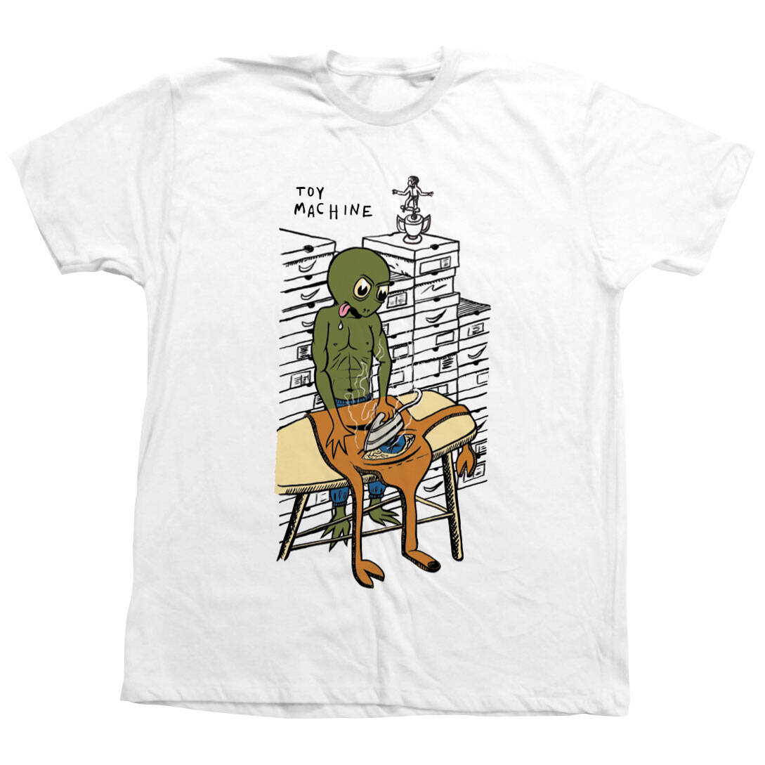 Toy Machine Iron T Shirt - White
