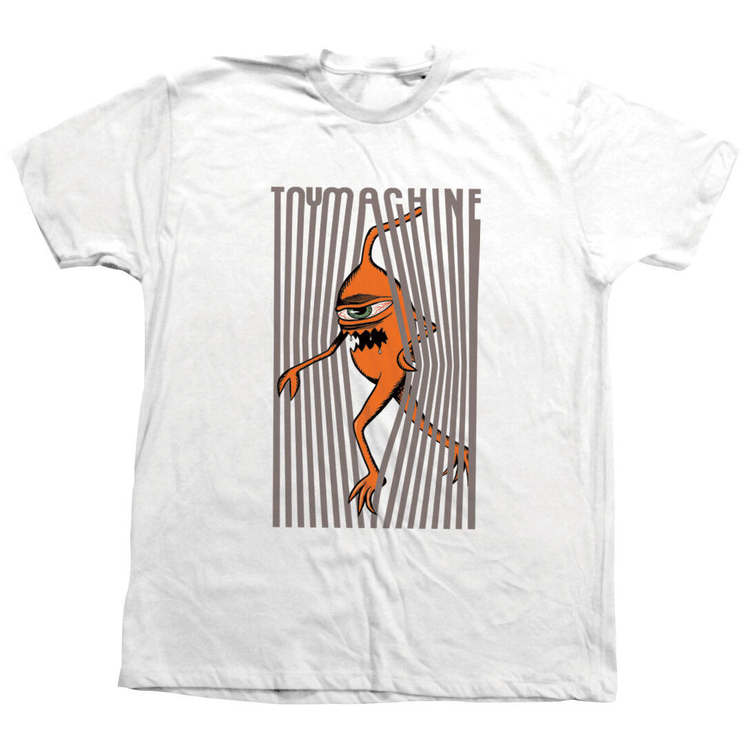Toy Machine Sect Bars T Shirt - White